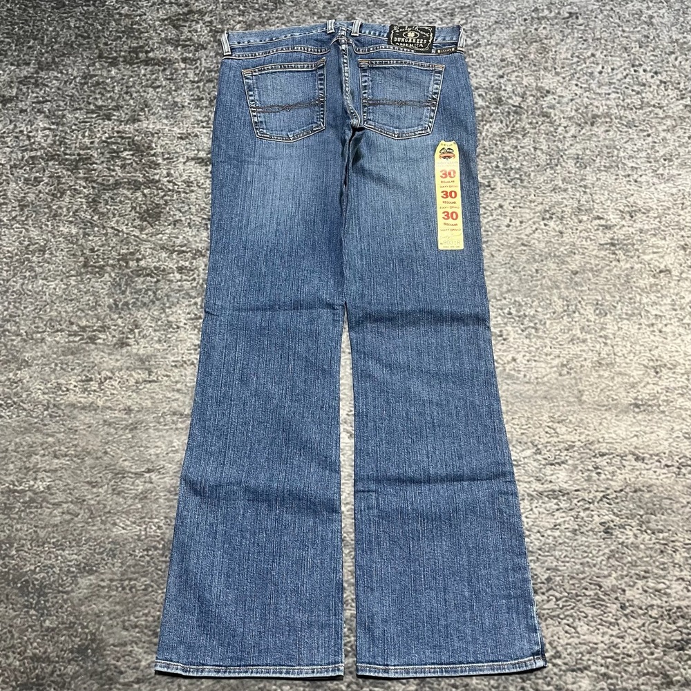 NWT Vintage Lucky Brand Jeans Womens 10 (32x32) Blue‎ Mid Rise Flare Western Y2K